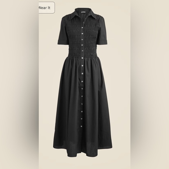 J.Crew Elsie shirt-dress in cotton poplin - Picture 4 of 8